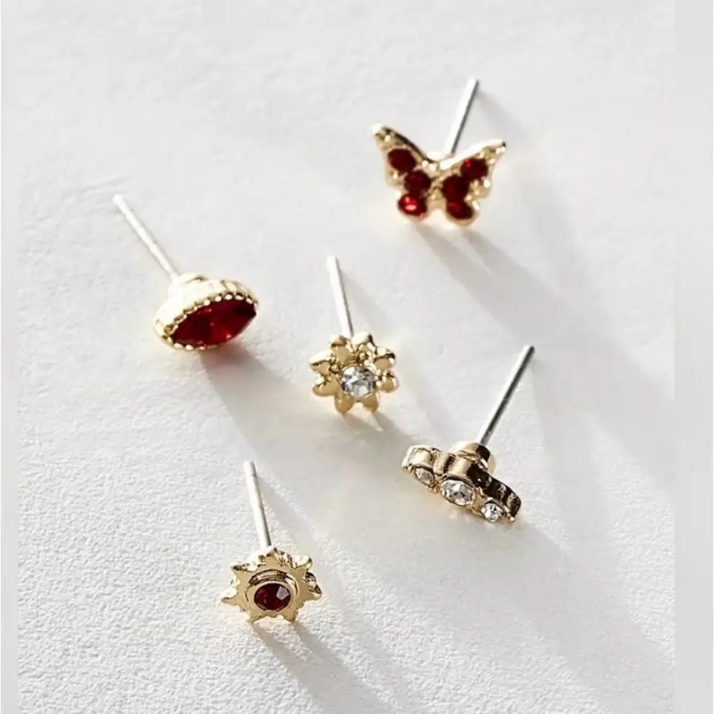 Free People Rosette Stud Brooch NWT - Picture 4 of 6